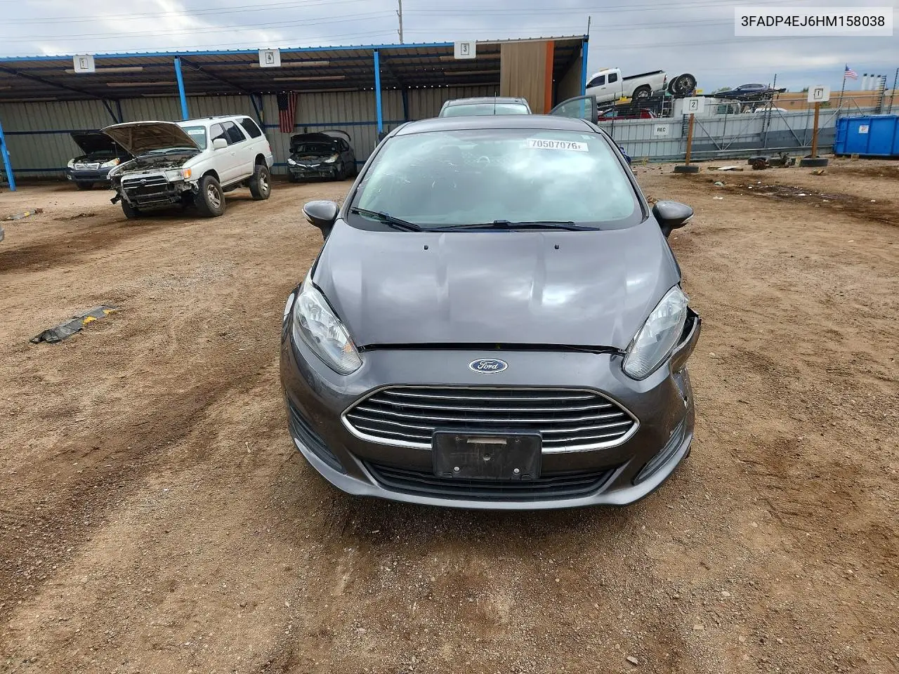 2017 FORD FIESTA VIN 3FADP4EJ6HM158038 — фото 5