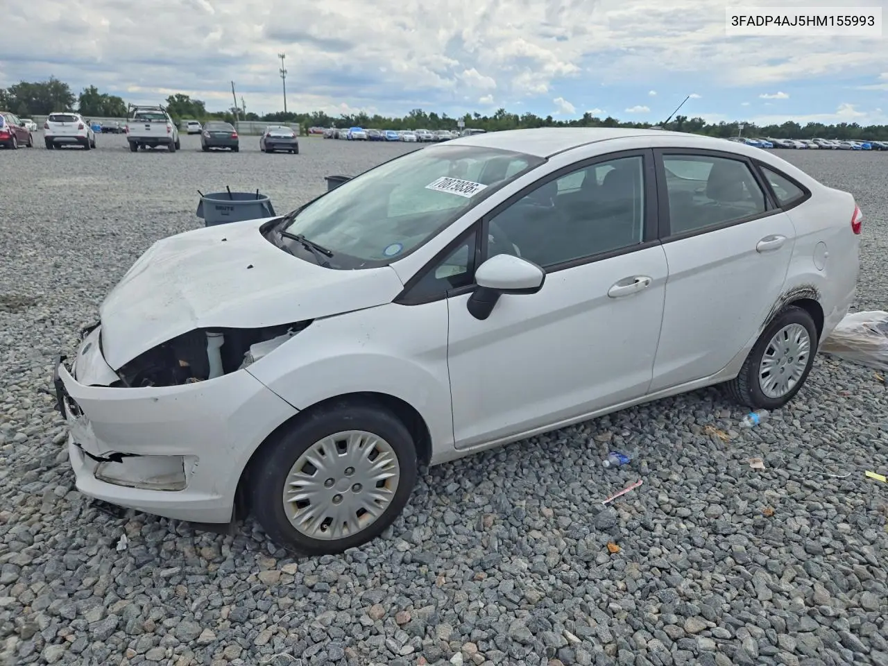 FORD FIESTA 2017, VIN 3FADP4AJ5HM155993