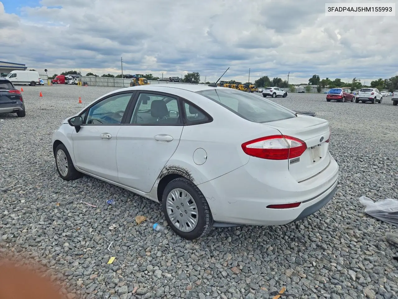 2017 FORD FIESTA VIN 3FADP4AJ5HM155993 — фото 2