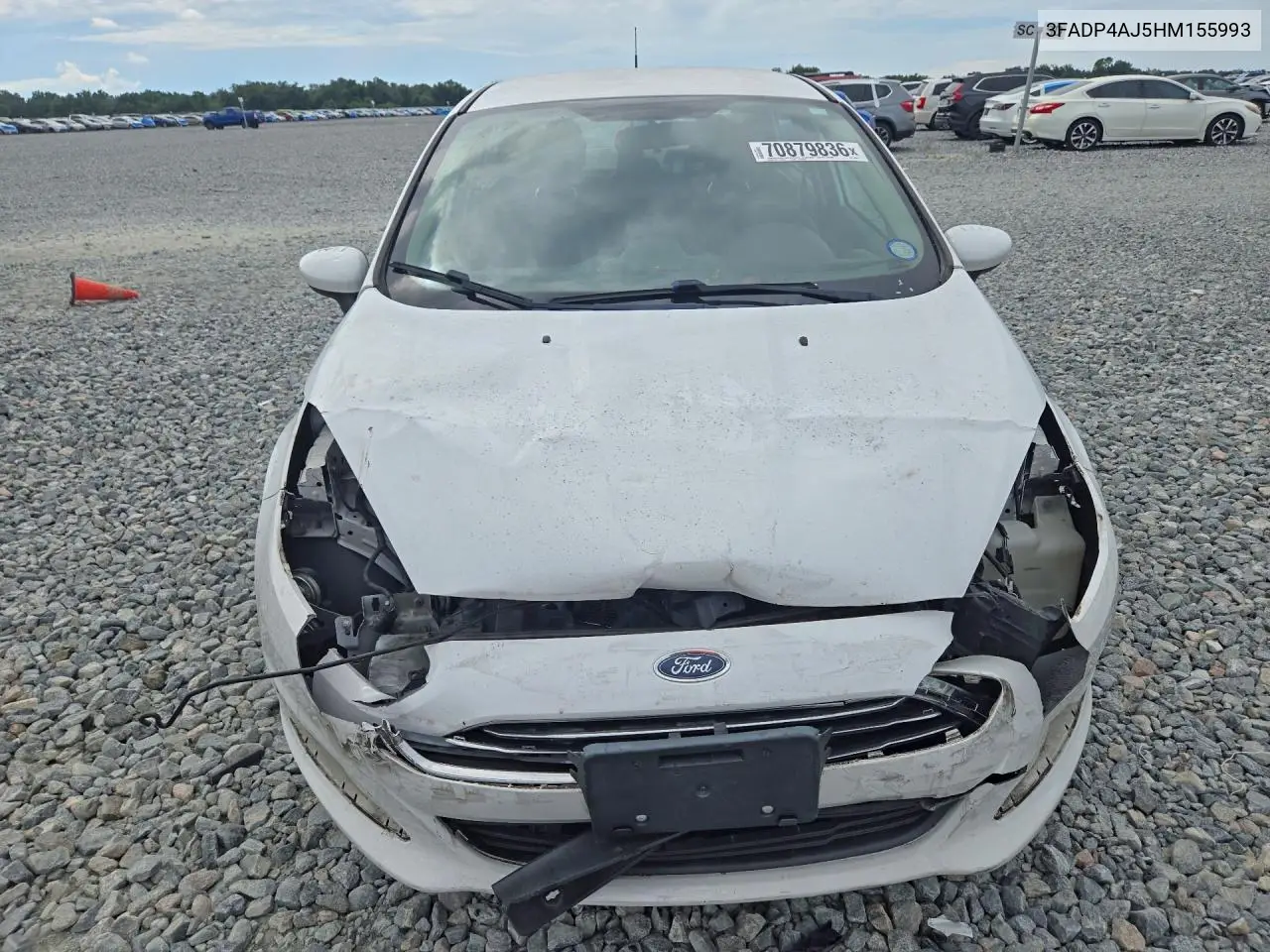 2017 FORD FIESTA VIN 3FADP4AJ5HM155993 — фото 5