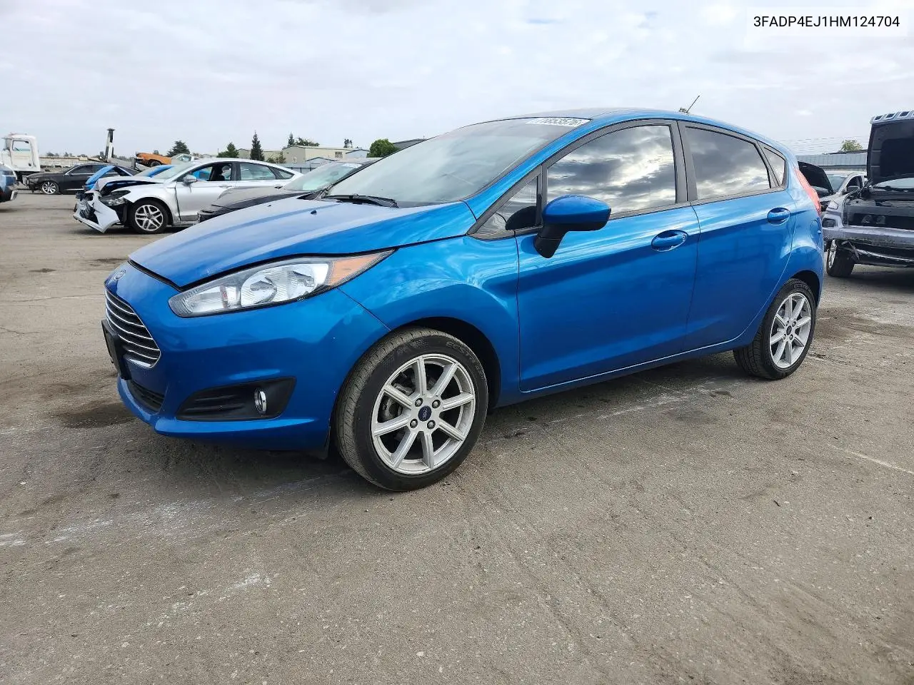 FORD FIESTA 2017, VIN 3FADP4EJ1HM124704
