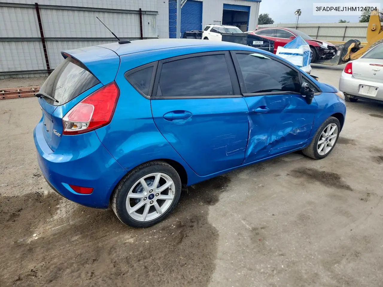 2017 FORD FIESTA VIN 3FADP4EJ1HM124704 — фото 3