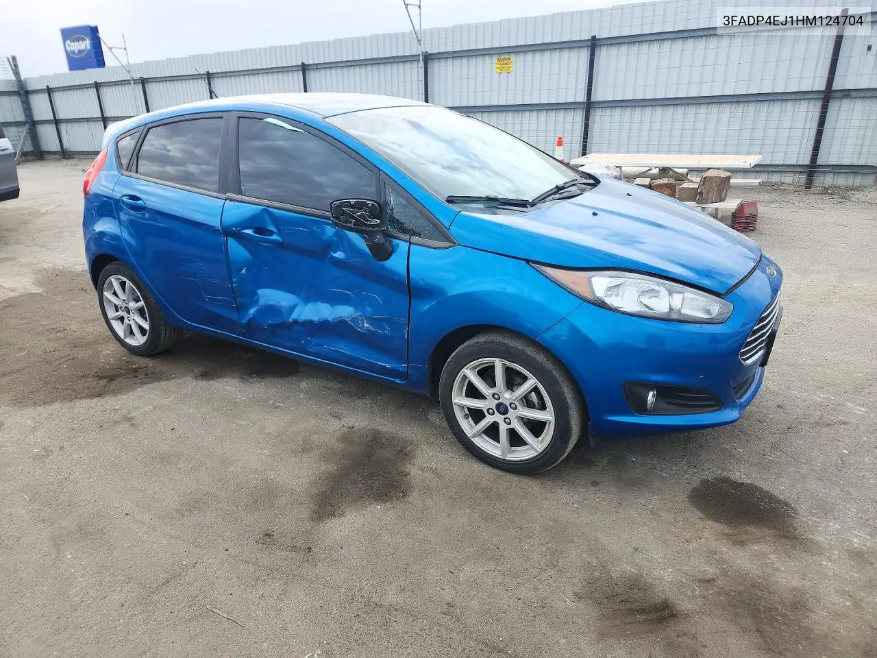 2017 FORD FIESTA VIN 3FADP4EJ1HM124704 — фото 4