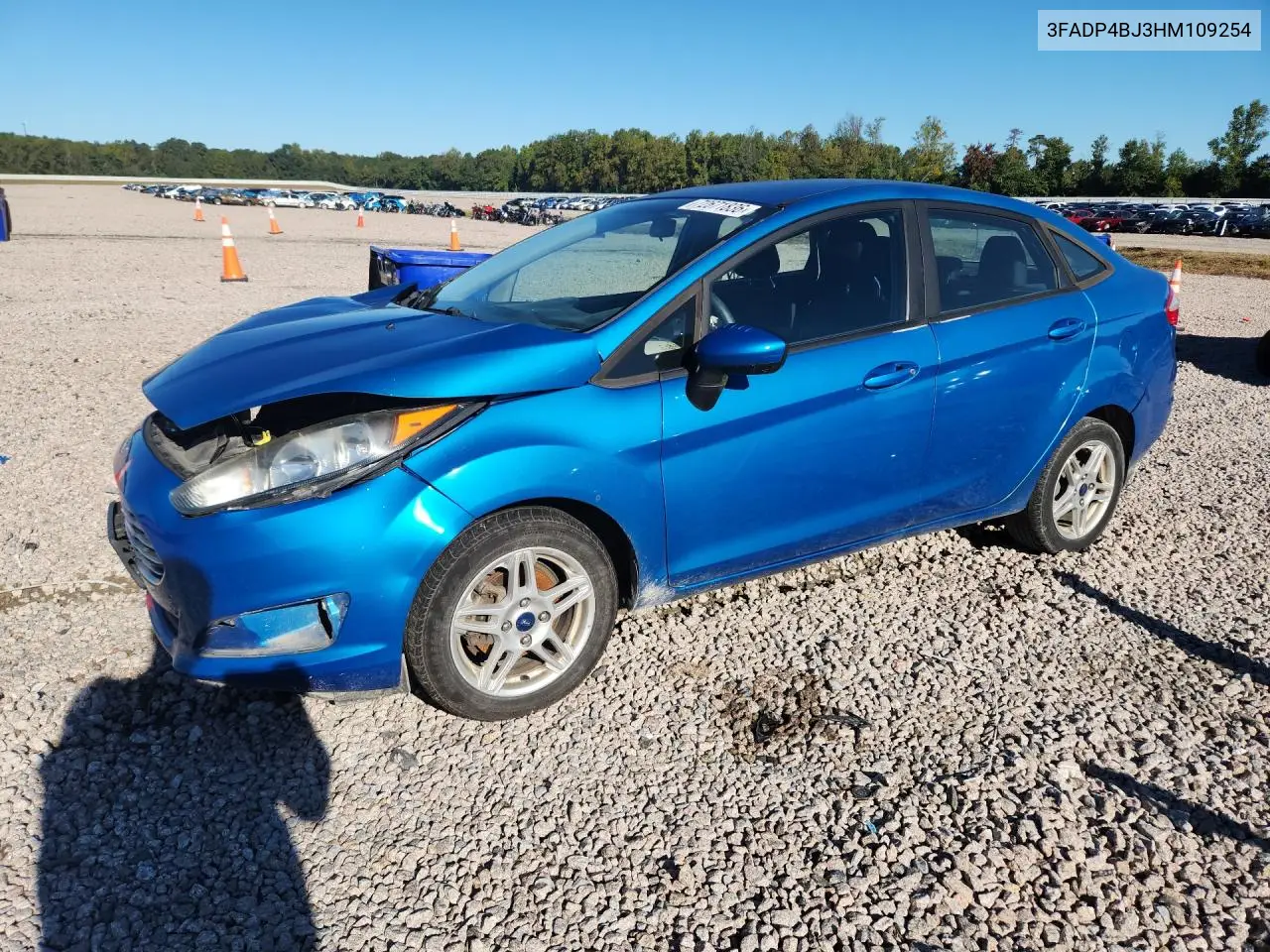 FORD FIESTA 2017, VIN 3FADP4BJ3HM109254
