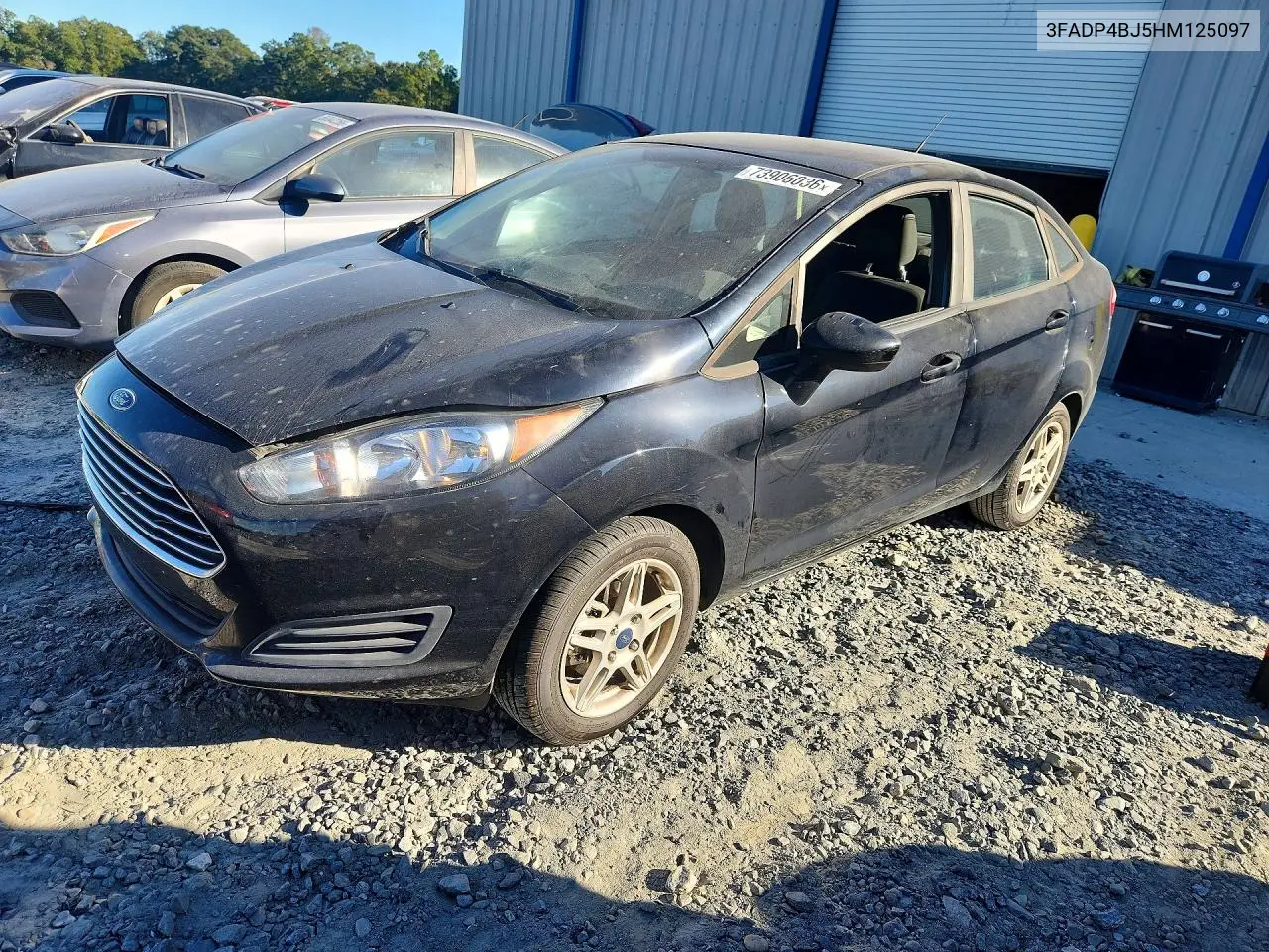 FORD FIESTA 2017, VIN 3FADP4BJ5HM125097