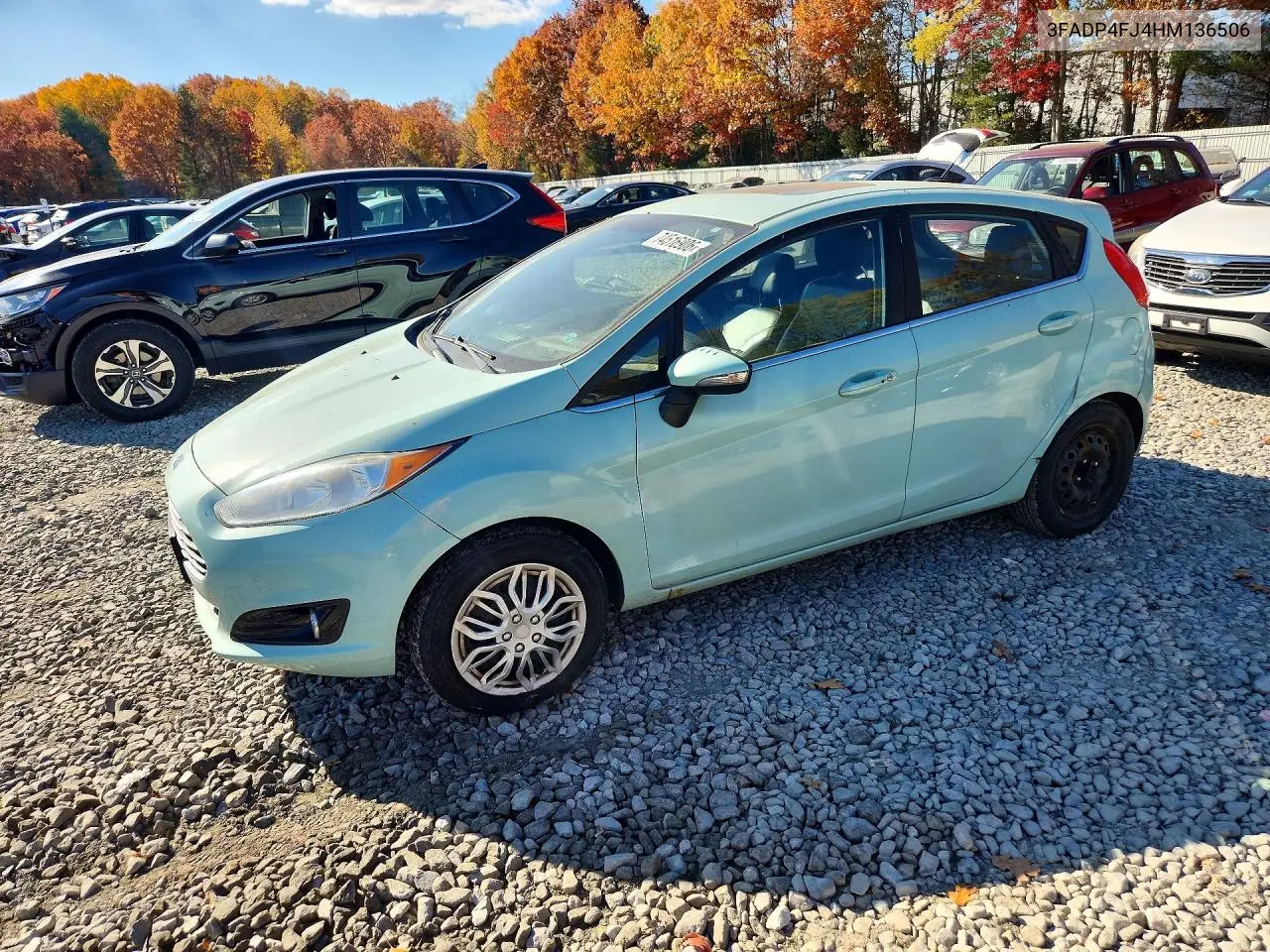 FORD FIESTA 2017, VIN 3FADP4FJ4HM136506