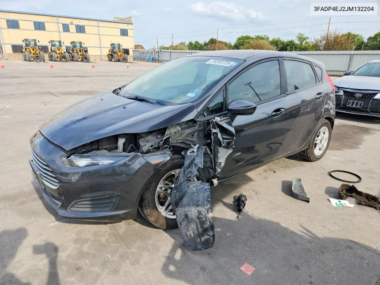 FORD FIESTA 2018, VIN 3FADP4EJ2JM132204