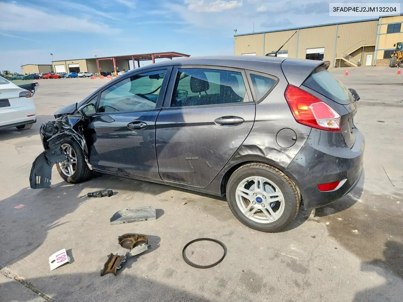2018 FORD FIESTA VIN 3FADP4EJ2JM132204 — фото 2