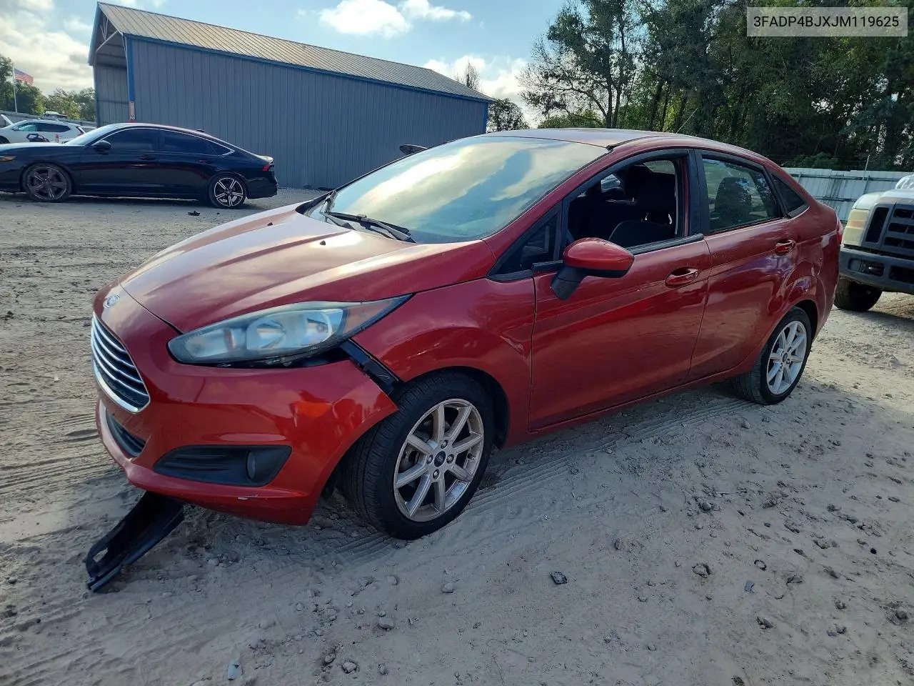 FORD FIESTA 2018, VIN 3FADP4BJXJM119625