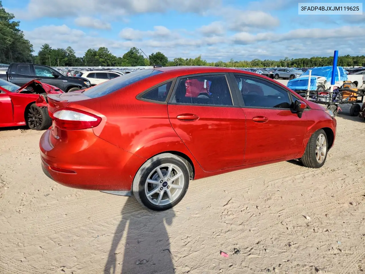 2018 FORD FIESTA VIN 3FADP4BJXJM119625 — фото 3