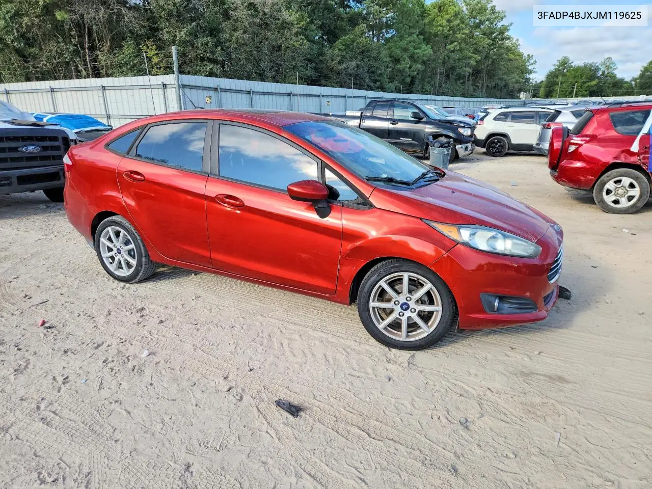 2018 FORD FIESTA VIN 3FADP4BJXJM119625 — фото 4