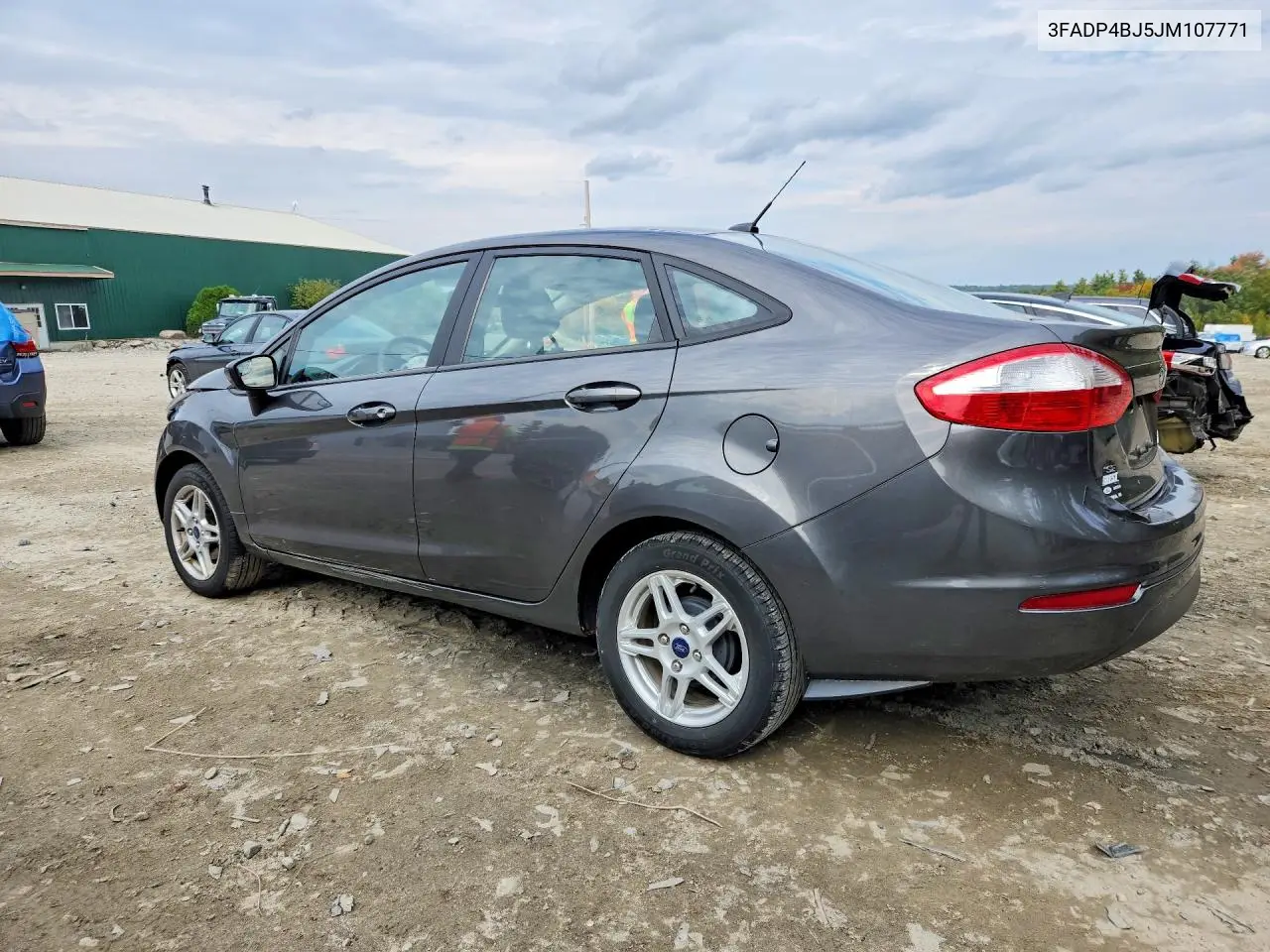 2018 FORD FIESTA VIN 3FADP4BJ5JM107771 — фото 2