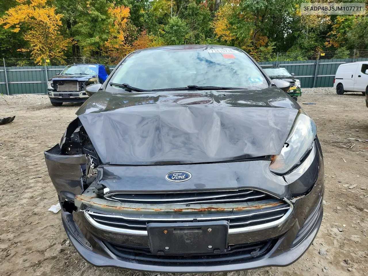 2018 FORD FIESTA VIN 3FADP4BJ5JM107771 — фото 5
