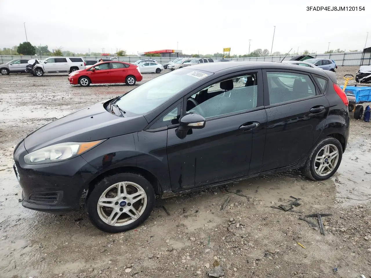 FORD FIESTA 2018, VIN 3FADP4EJ8JM120154