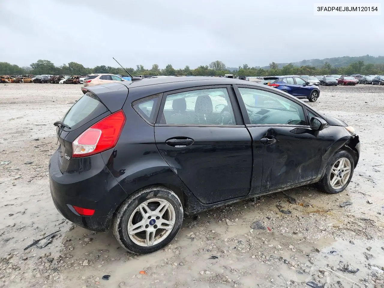 2018 FORD FIESTA VIN 3FADP4EJ8JM120154 — фото 3