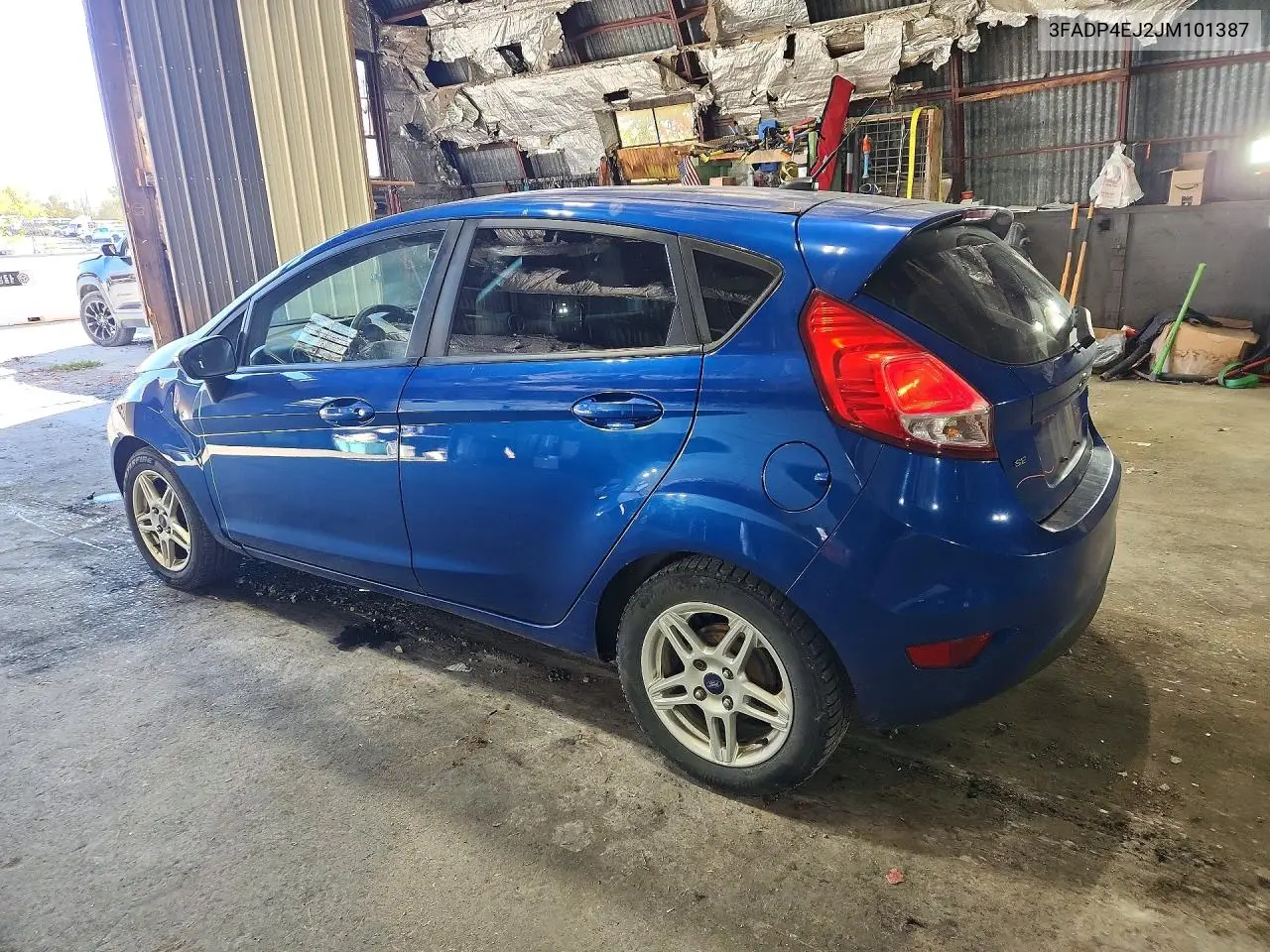 2018 FORD FIESTA VIN 3FADP4EJ2JM101387 — фото 2