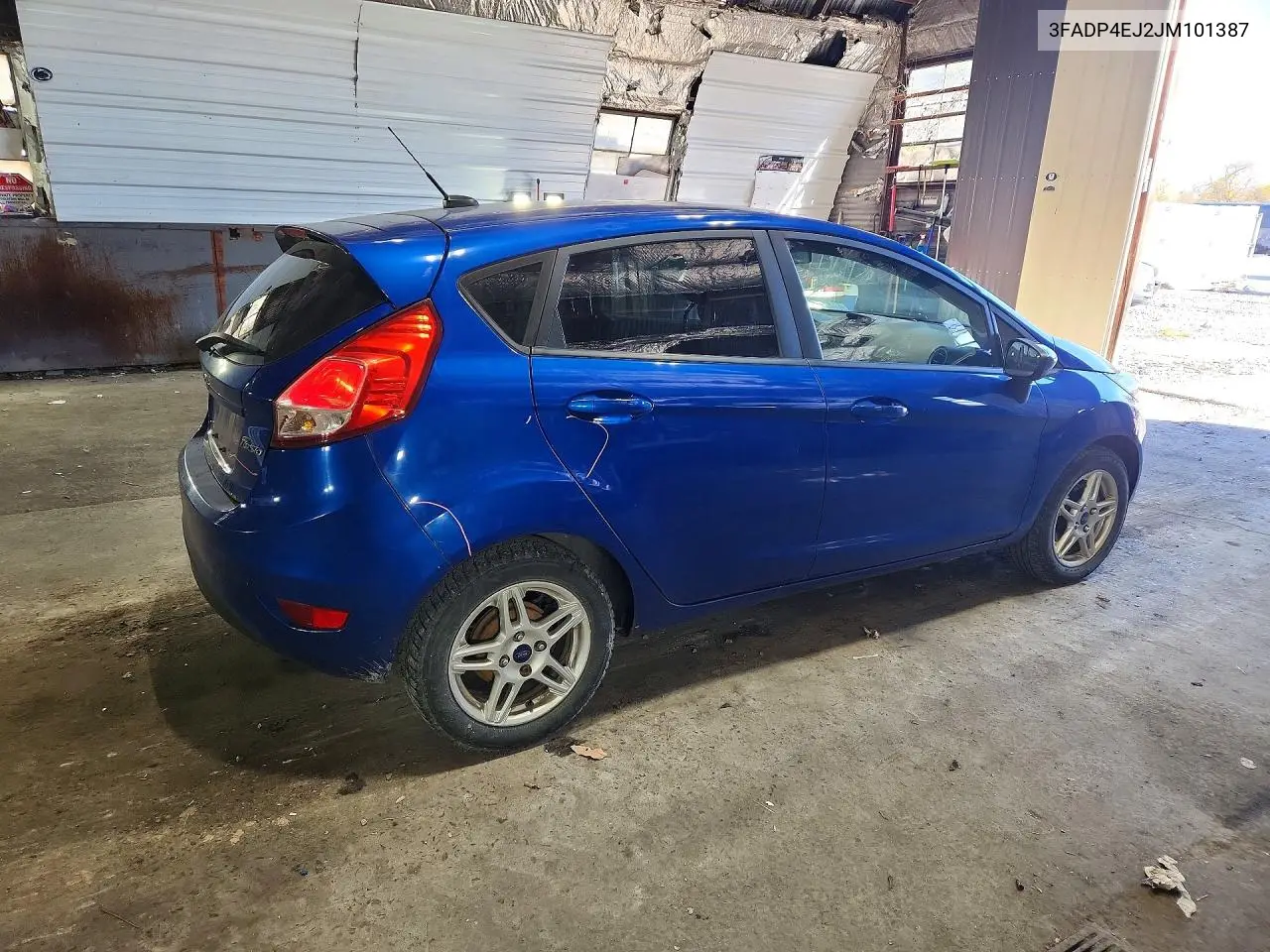 2018 FORD FIESTA VIN 3FADP4EJ2JM101387 — фото 3