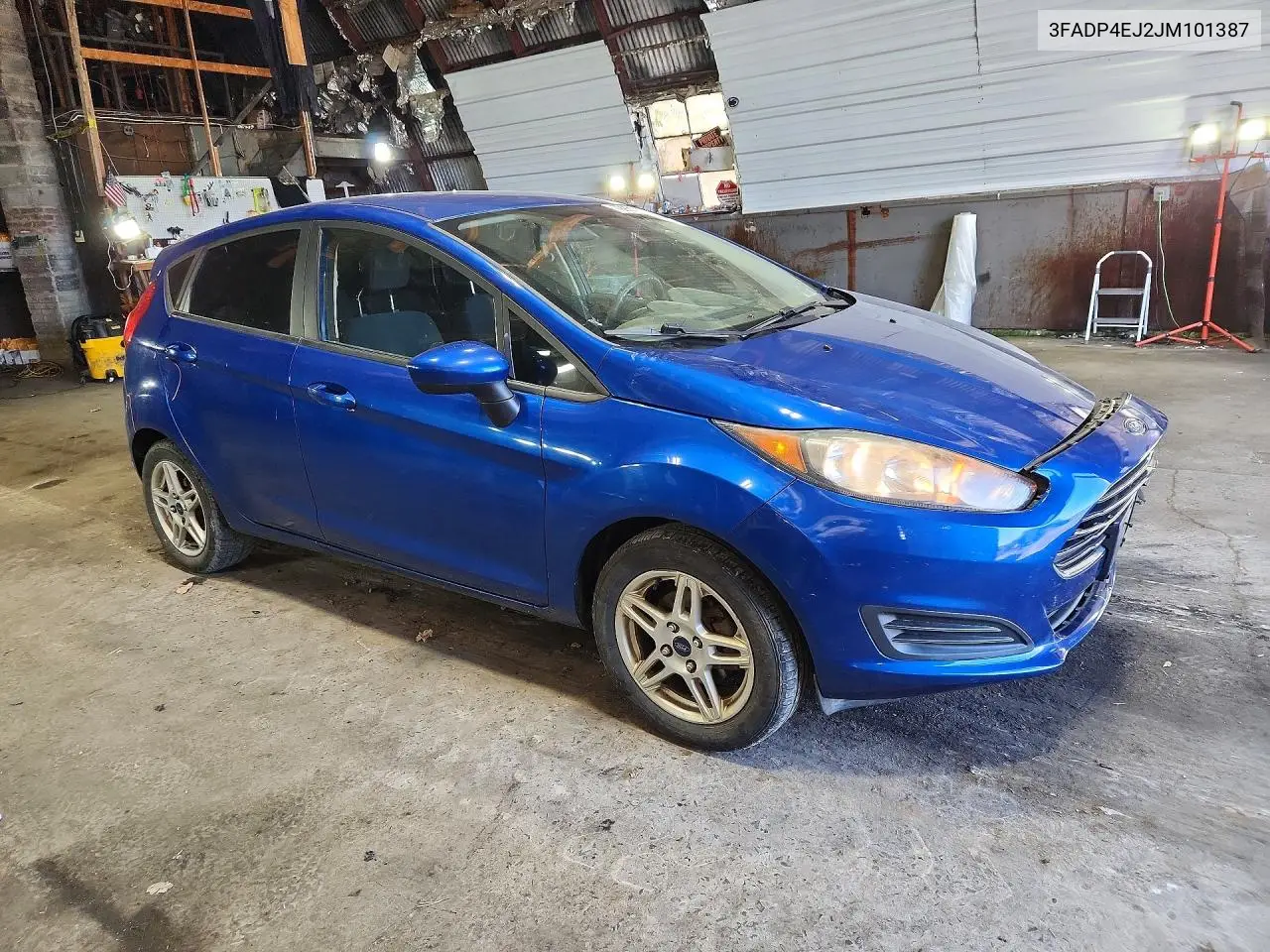 2018 FORD FIESTA VIN 3FADP4EJ2JM101387 — фото 4