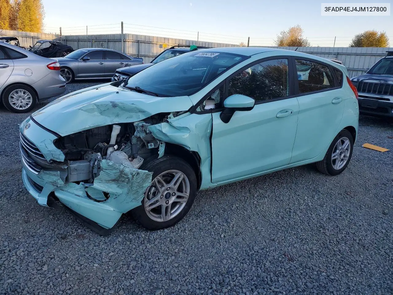 FORD FIESTA 2018, VIN 3FADP4EJ4JM127800