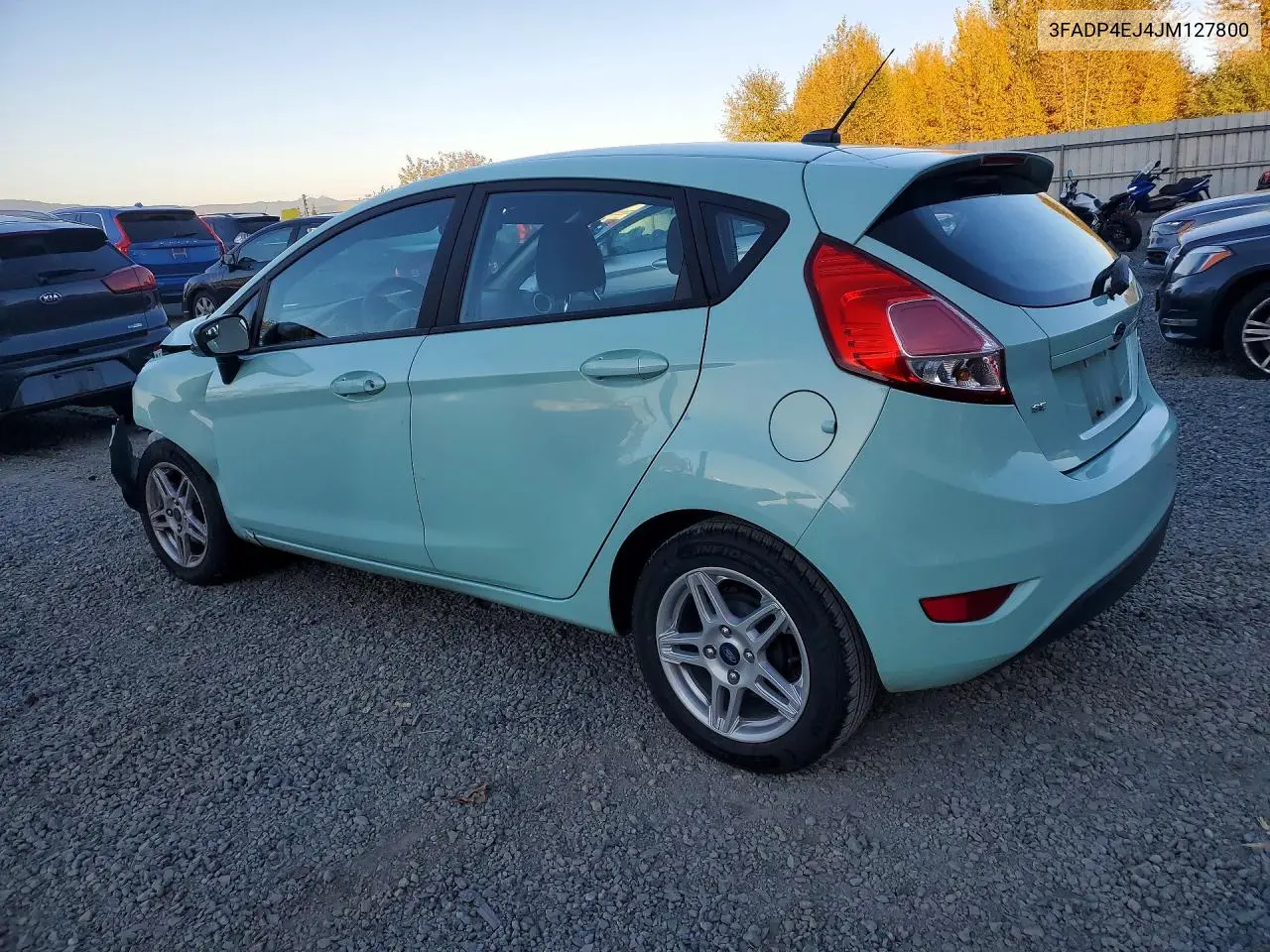 2018 FORD FIESTA VIN 3FADP4EJ4JM127800 — фото 2