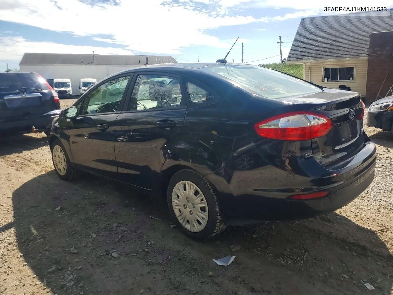2019 FORD FIESTA VIN 3FADP4AJ1KM141533 — фото 2