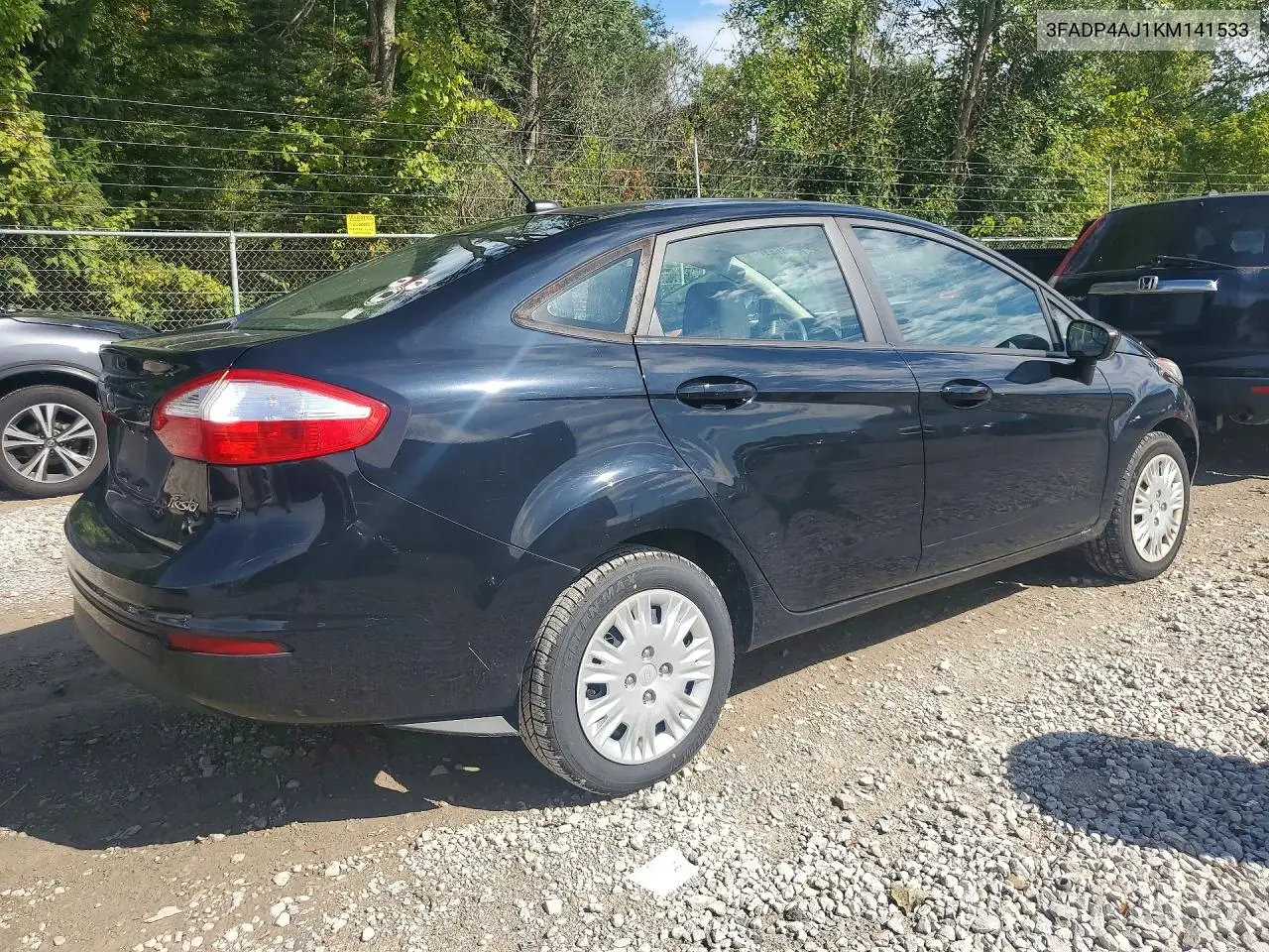2019 FORD FIESTA VIN 3FADP4AJ1KM141533 — фото 3