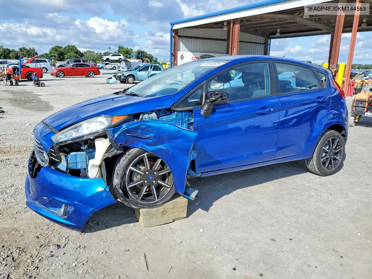 FORD FIESTA 2019, VIN 3FADP4EJ0KM144563