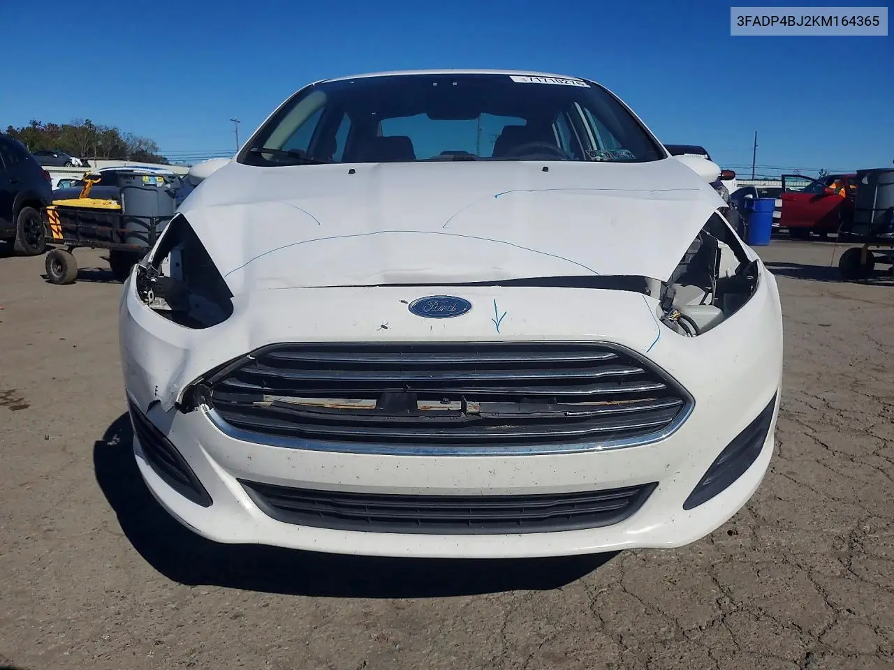 2019 FORD FIESTA VIN 3FADP4BJ2KM164365 — фото 5