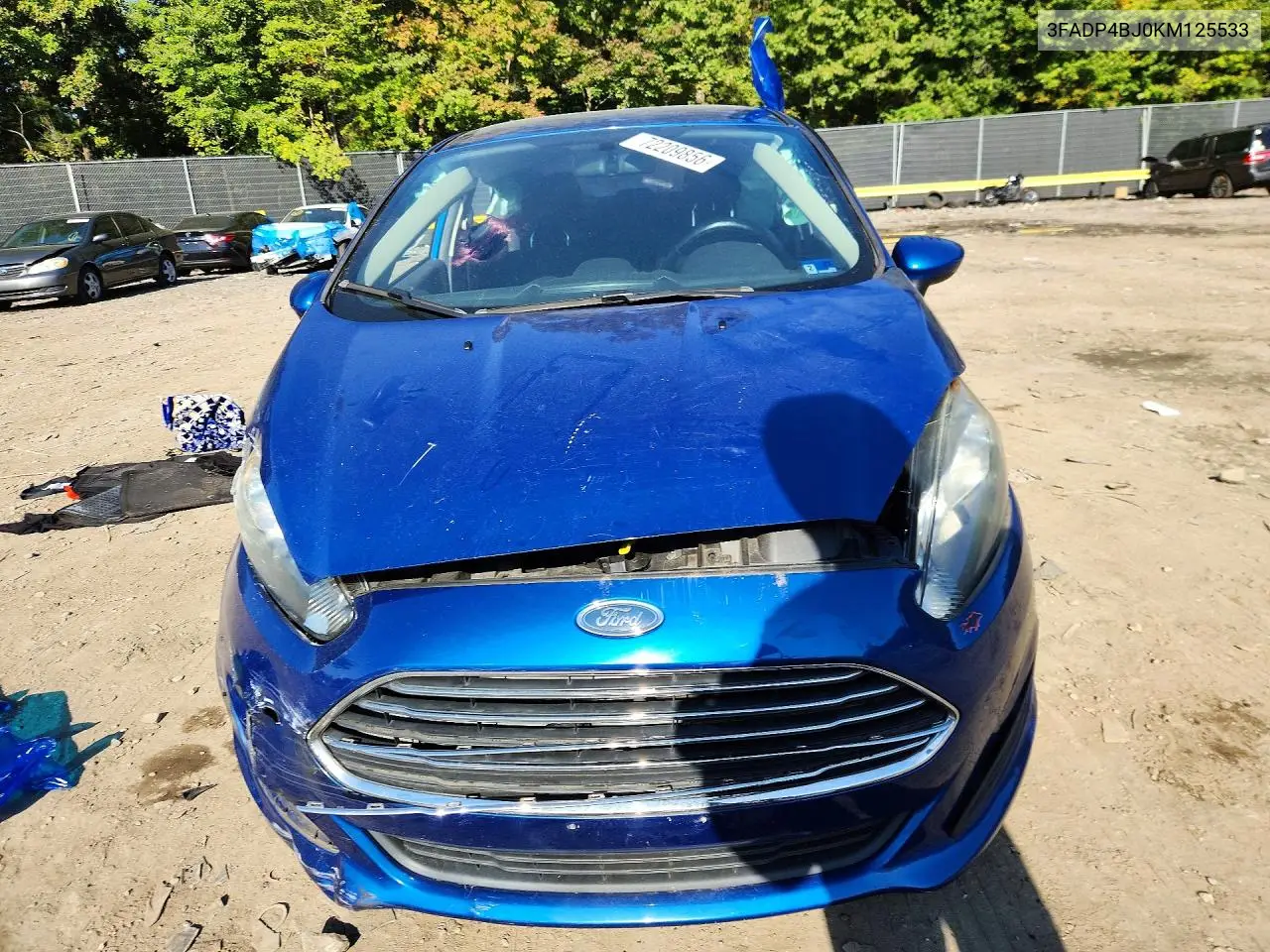2019 FORD FIESTA VIN 3FADP4BJ0KM125533 — фото 5