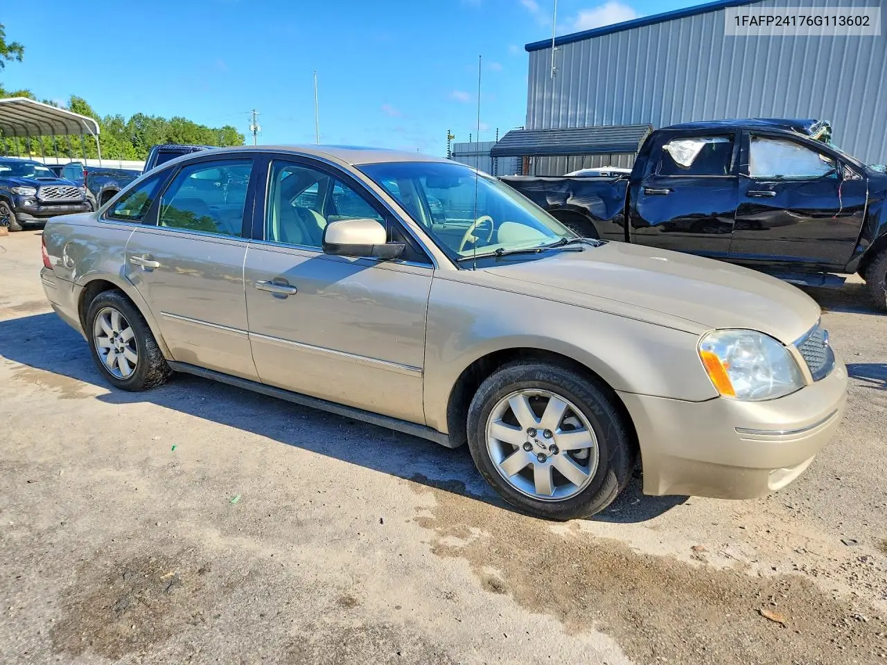 2006 FORD FIVE HUNDRED VIN 1FAFP24176G113602 — фото 4