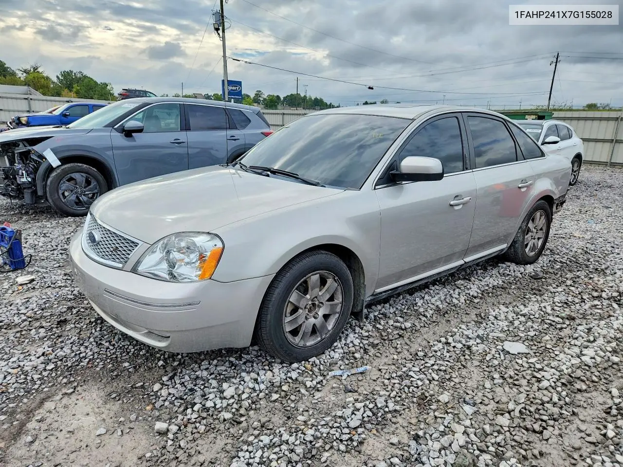 FORD FIVE HUNDRED 2007, VIN 1FAHP241X7G155028
