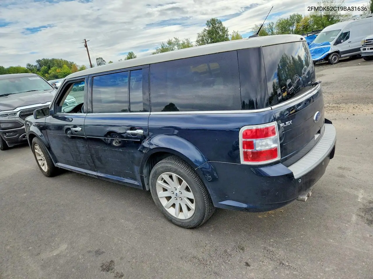 2009 FORD FLEX VIN 2FMDK52C19BA31636 — фото 2