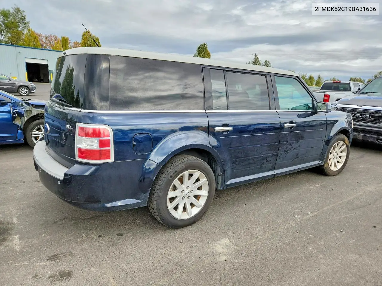 2009 FORD FLEX VIN 2FMDK52C19BA31636 — фото 3