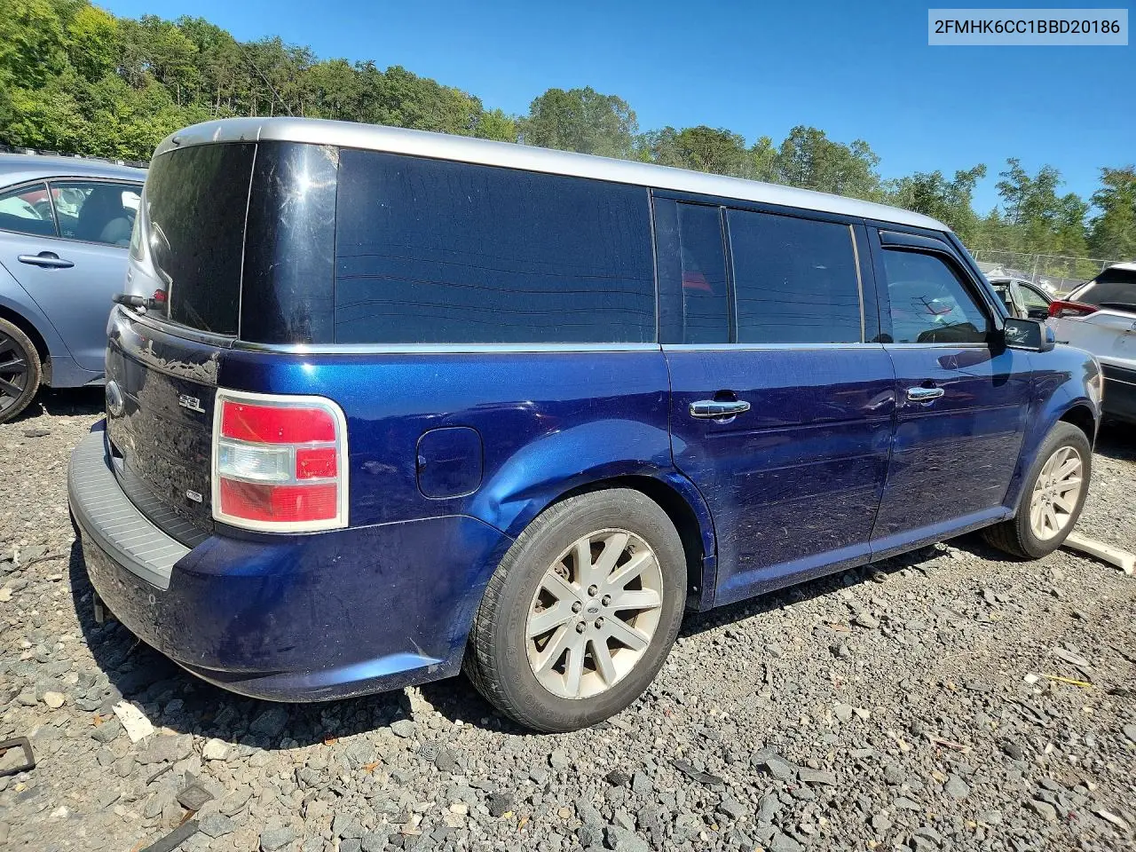 2011 FORD FLEX VIN 2FMHK6CC1BBD20186 — фото 3