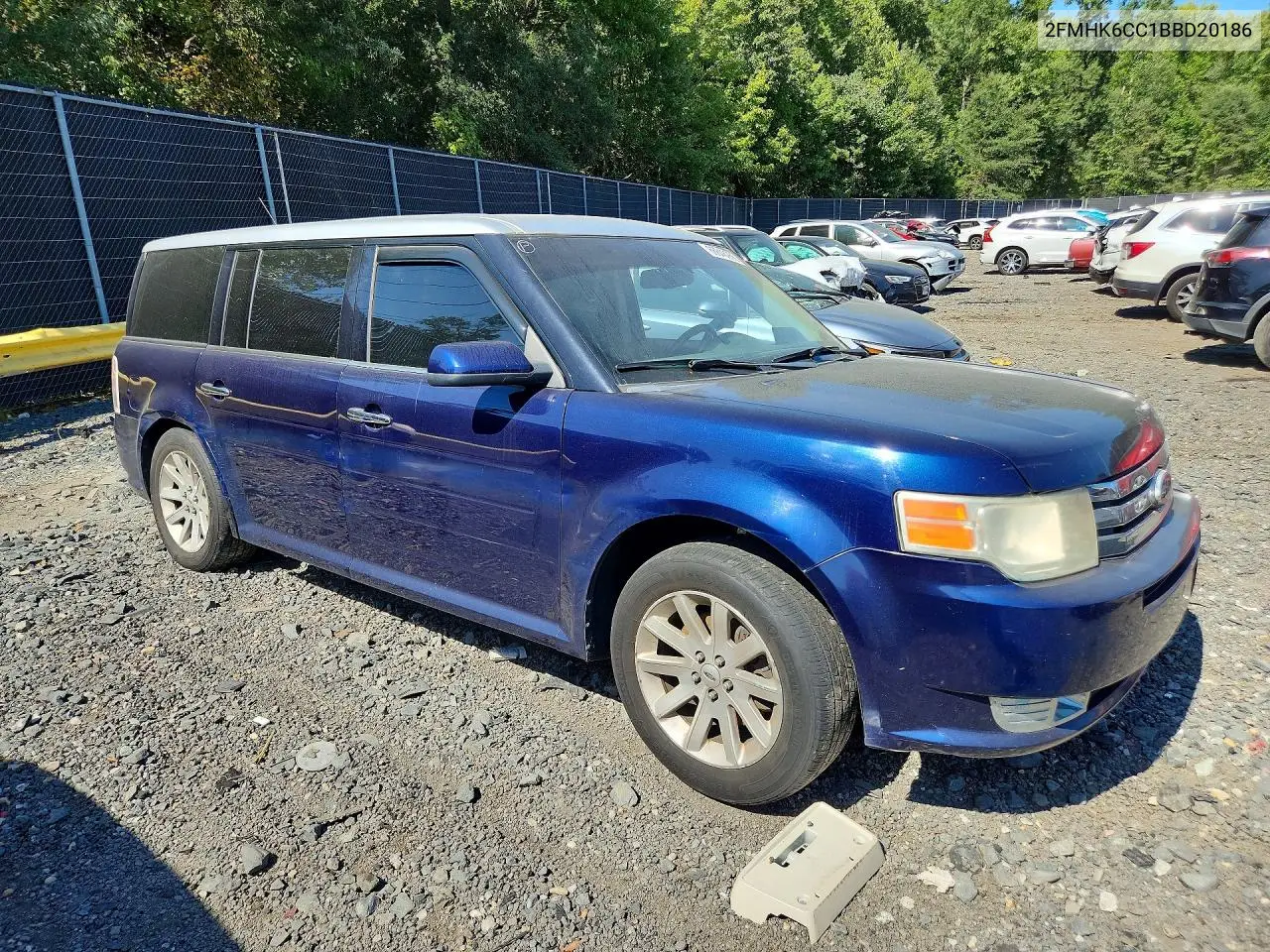 2011 FORD FLEX VIN 2FMHK6CC1BBD20186 — фото 4