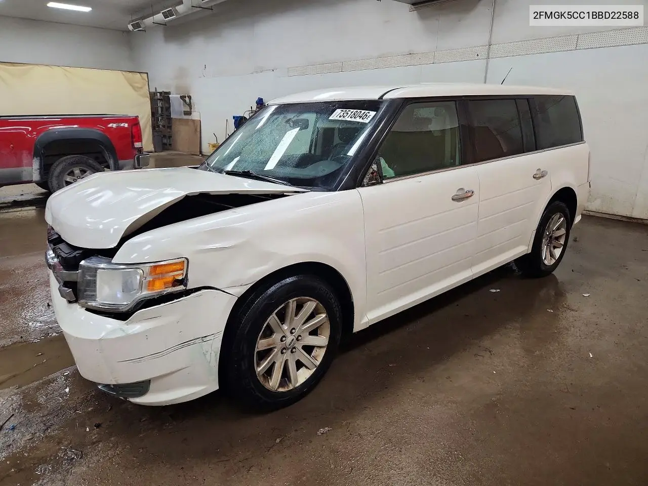 FORD FLEX 2011, VIN 2FMGK5CC1BBD22588