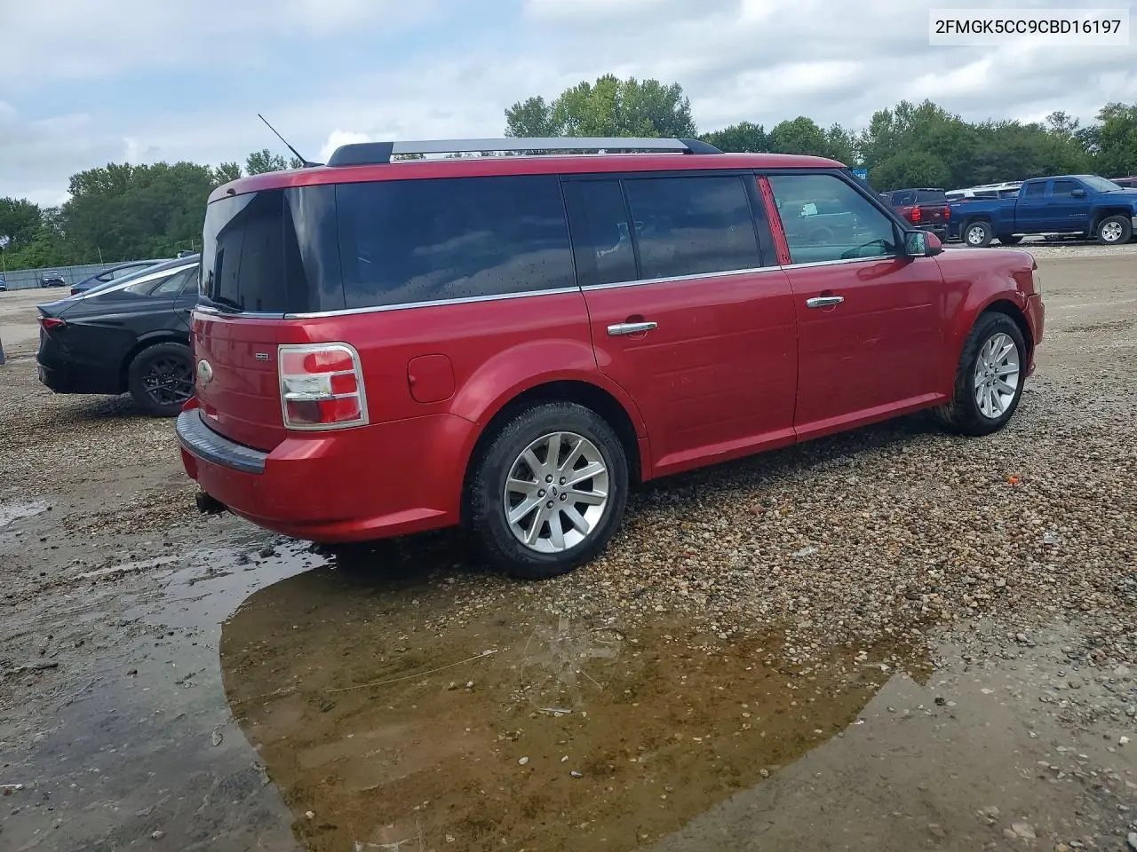 2012 FORD FLEX VIN 2FMGK5CC9CBD16197 — фото 3