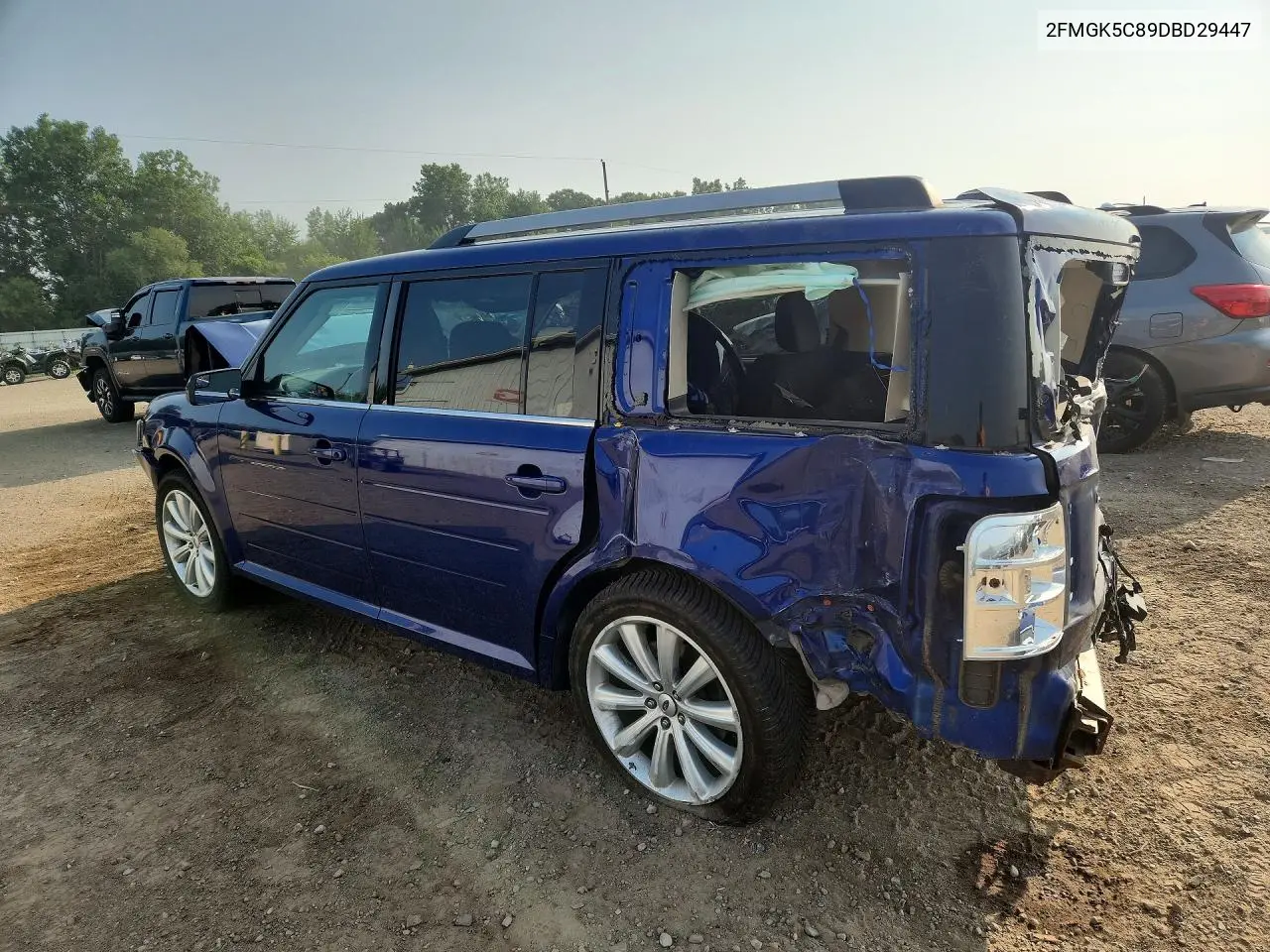 2013 FORD FLEX VIN 2FMGK5C89DBD29447 — фото 2