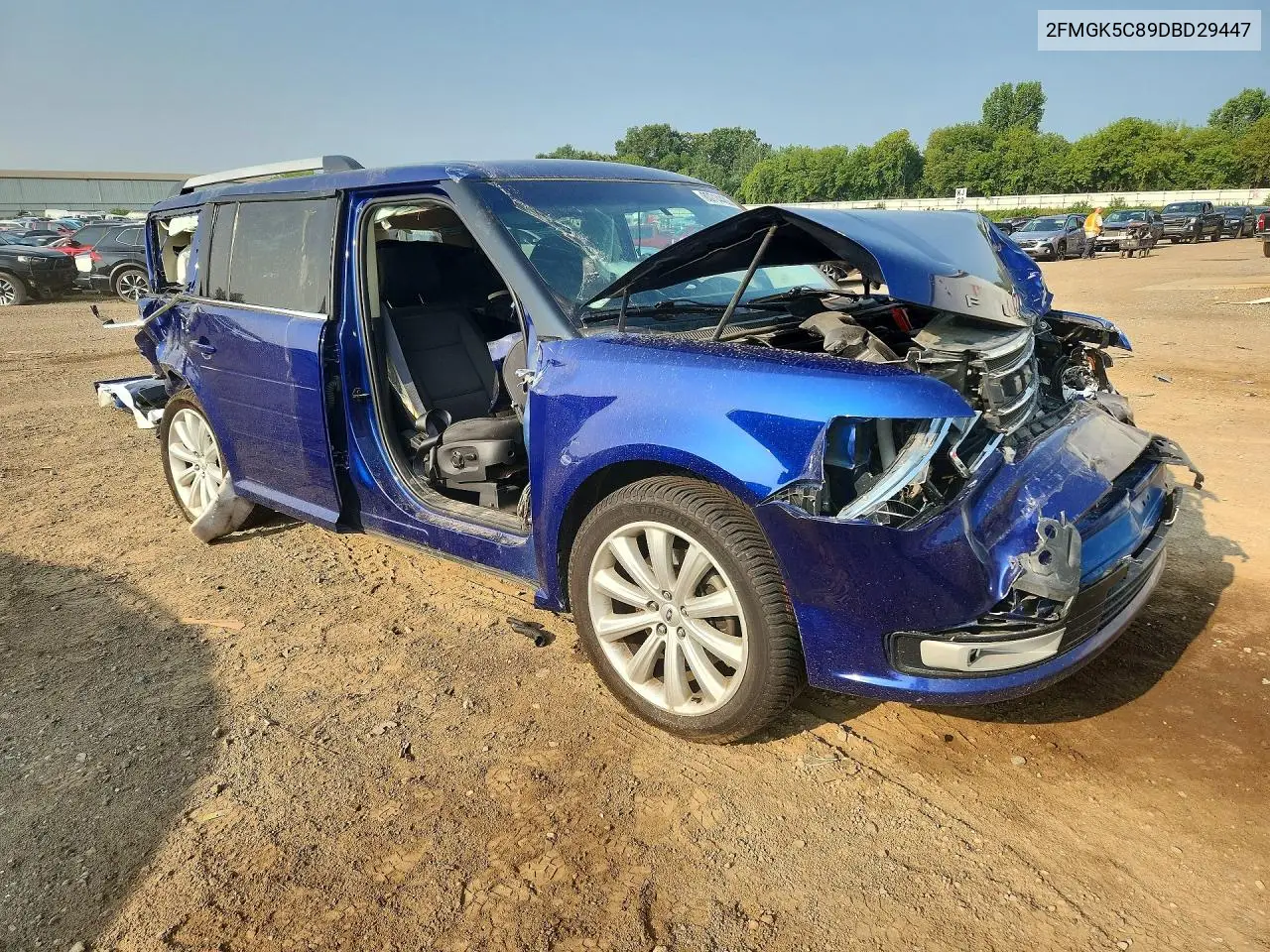 2013 FORD FLEX VIN 2FMGK5C89DBD29447 — фото 4
