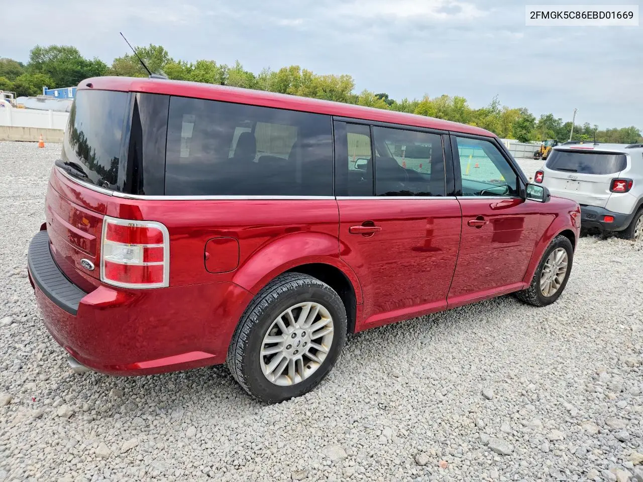 2014 FORD FLEX VIN 2FMGK5C86EBD01669 — фото 3