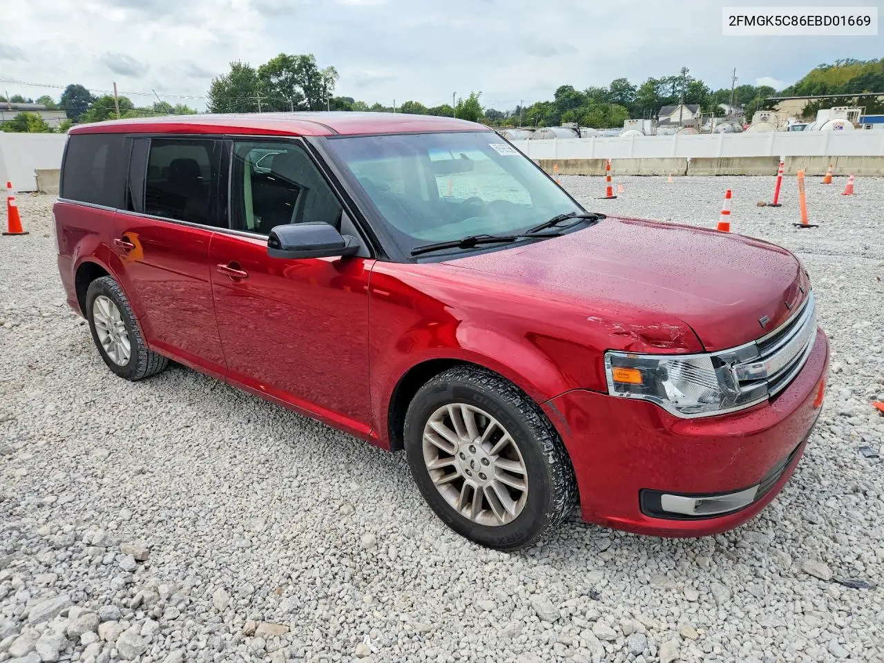 2014 FORD FLEX VIN 2FMGK5C86EBD01669 — фото 4