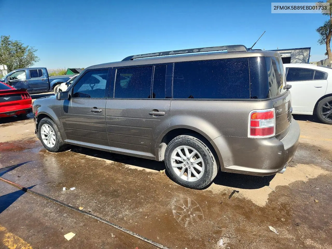 2014 FORD FLEX VIN 2FMGK5B89EBD01733 — фото 2