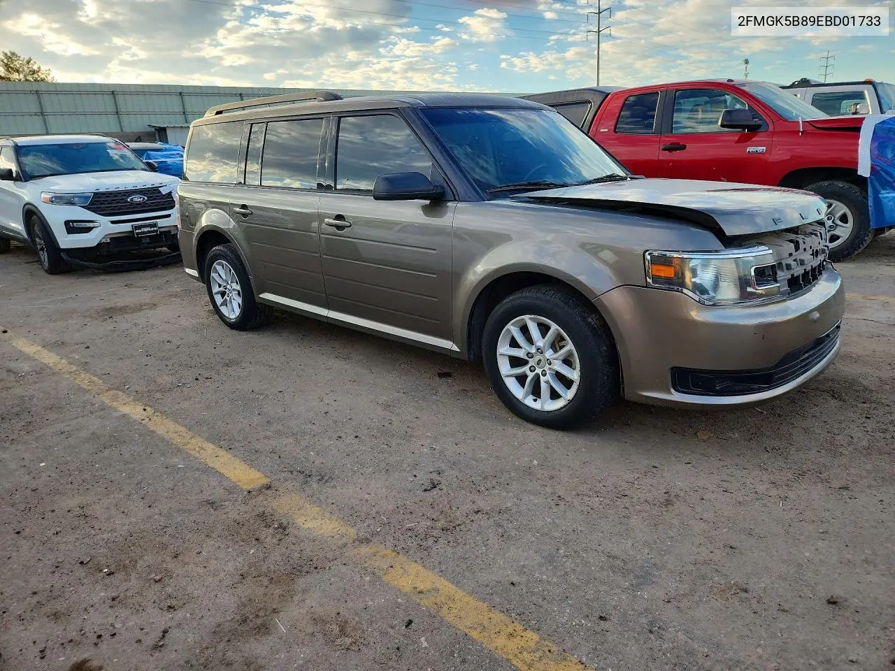 2014 FORD FLEX VIN 2FMGK5B89EBD01733 — фото 4