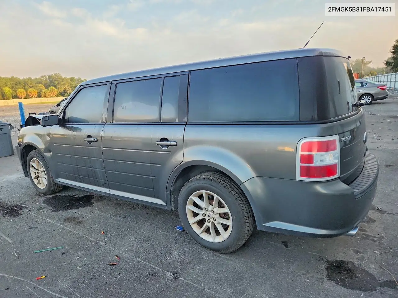2015 FORD FLEX VIN 2FMGK5B81FBA17451 — фото 2