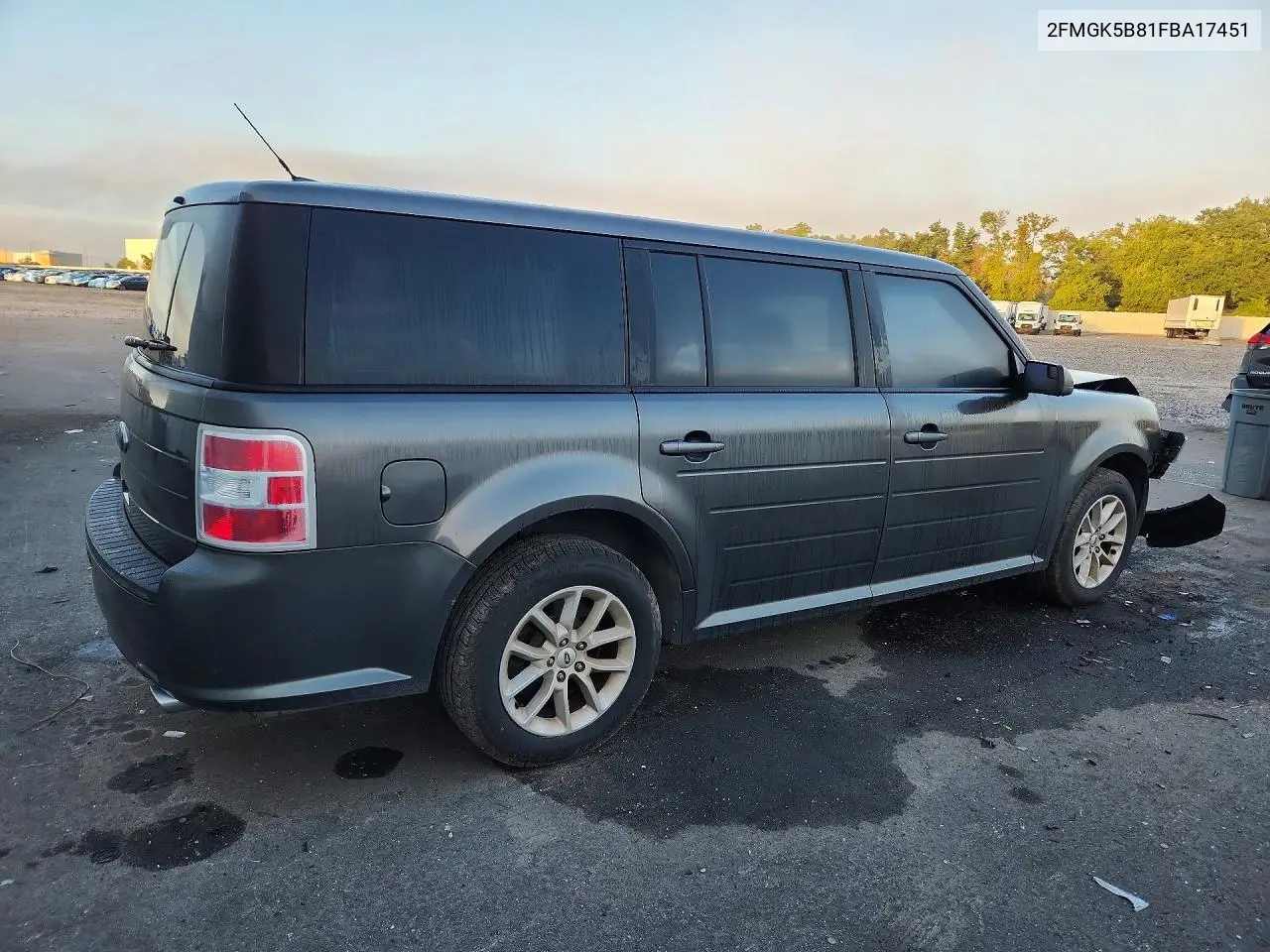 2015 FORD FLEX VIN 2FMGK5B81FBA17451 — фото 3