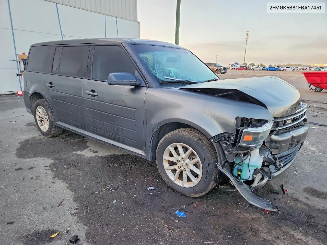 2015 FORD FLEX VIN 2FMGK5B81FBA17451 — фото 4
