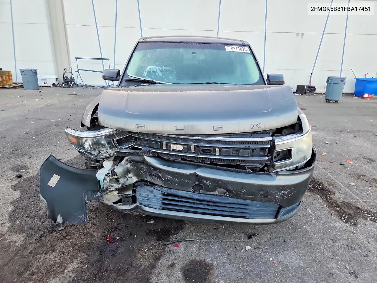 2015 FORD FLEX VIN 2FMGK5B81FBA17451 — фото 5