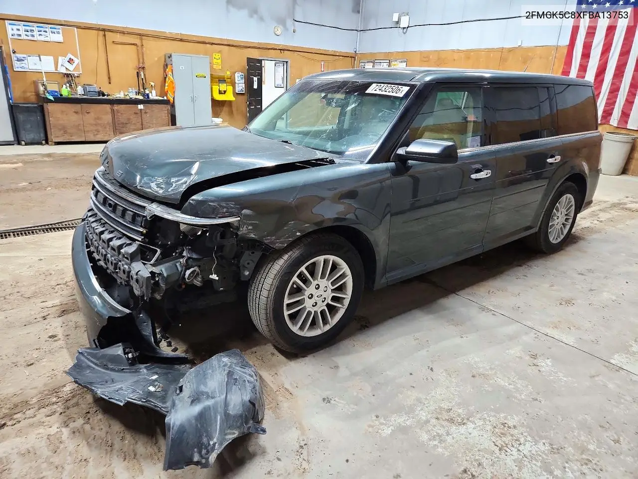 FORD FLEX 2015, VIN 2FMGK5C8XFBA13753