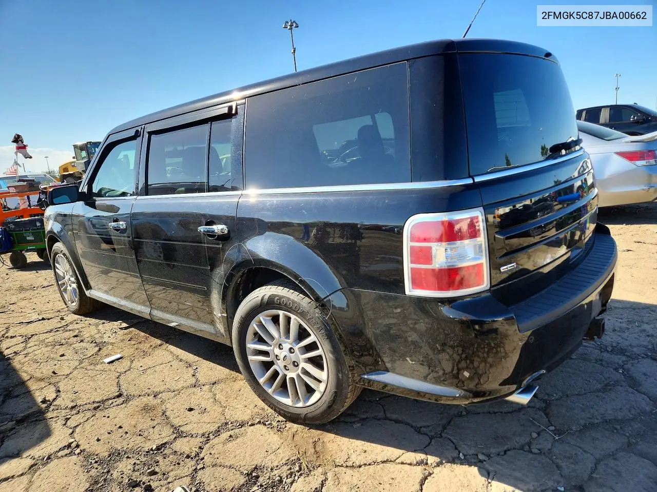 2018 FORD FLEX VIN 2FMGK5C87JBA00662 — фото 2