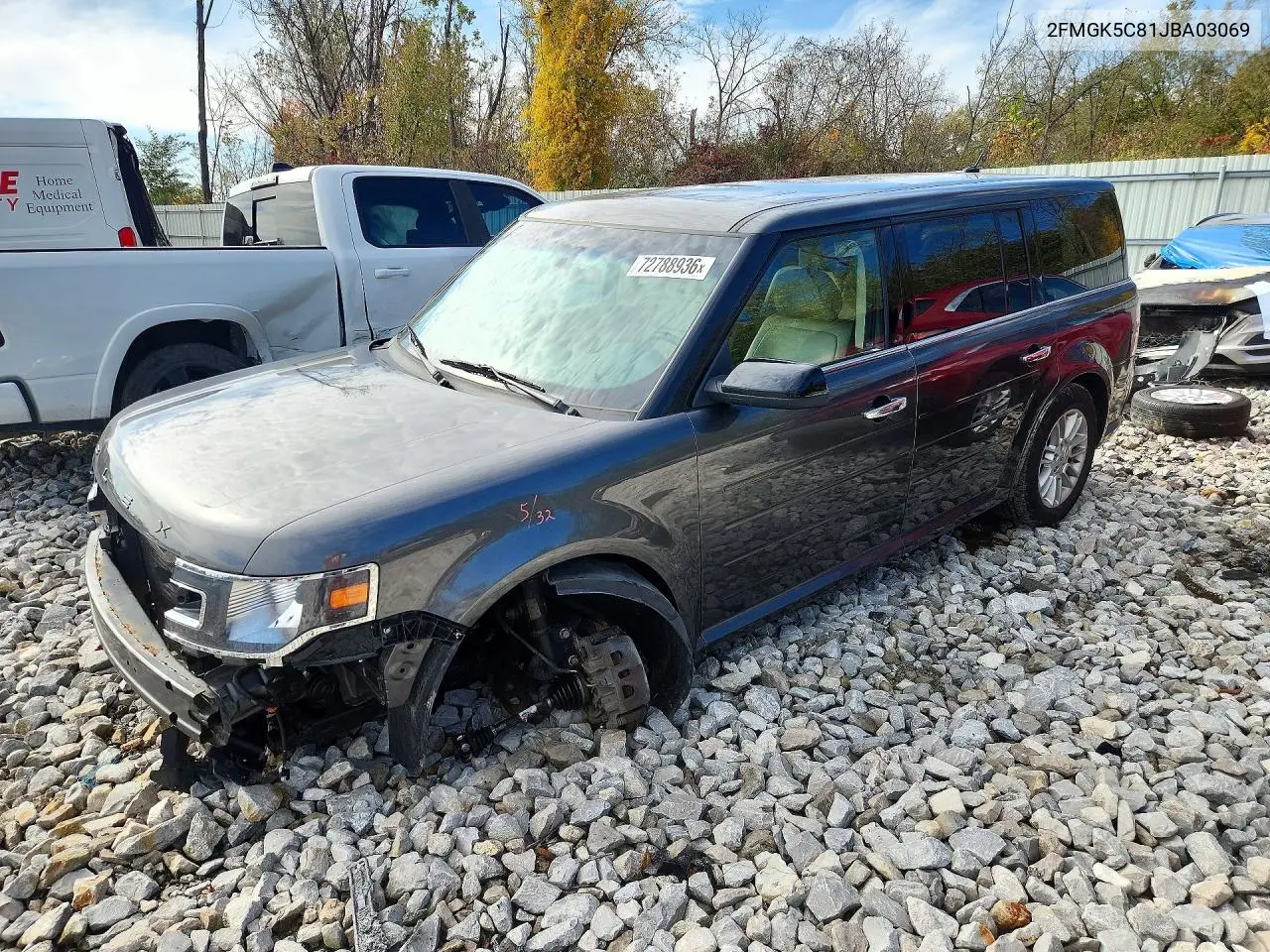 FORD FLEX 2018, VIN 2FMGK5C81JBA03069
